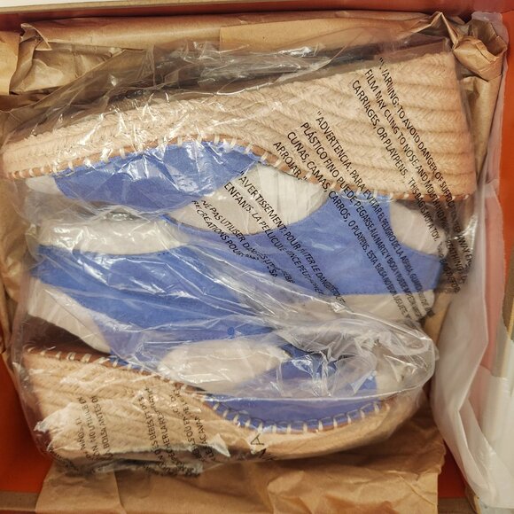 Gentle Souls " Cody" Denim Blue Suede" Wedge Sandals. NIB. Size 9 - Picture 8 of 10